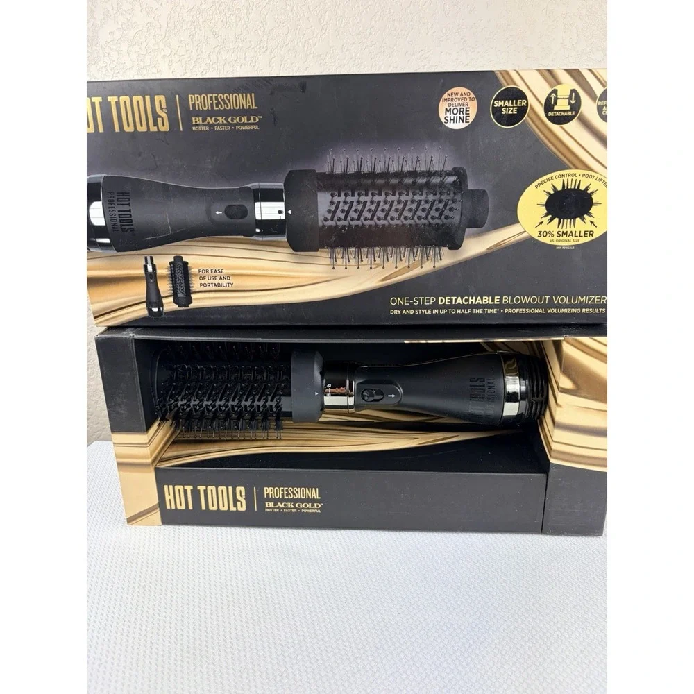 NIB HOT TOOLS Professional Black Gold Detachable One-Step Blowout Volumizer